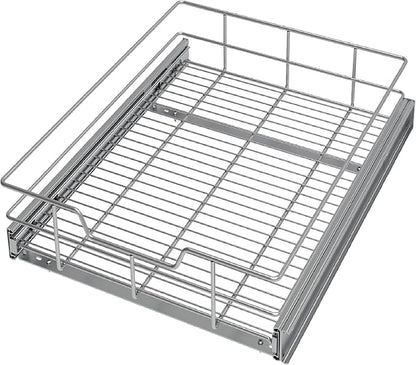 Pull Out Cabinet Organizer 14" W X 22" D, Slide Out Drawers by STORKING