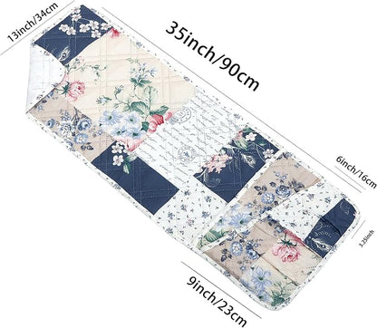 Brilliant Sunshine Roses in Beige Couch Sofa Armrest 5 Pockets Organizer - Image 2