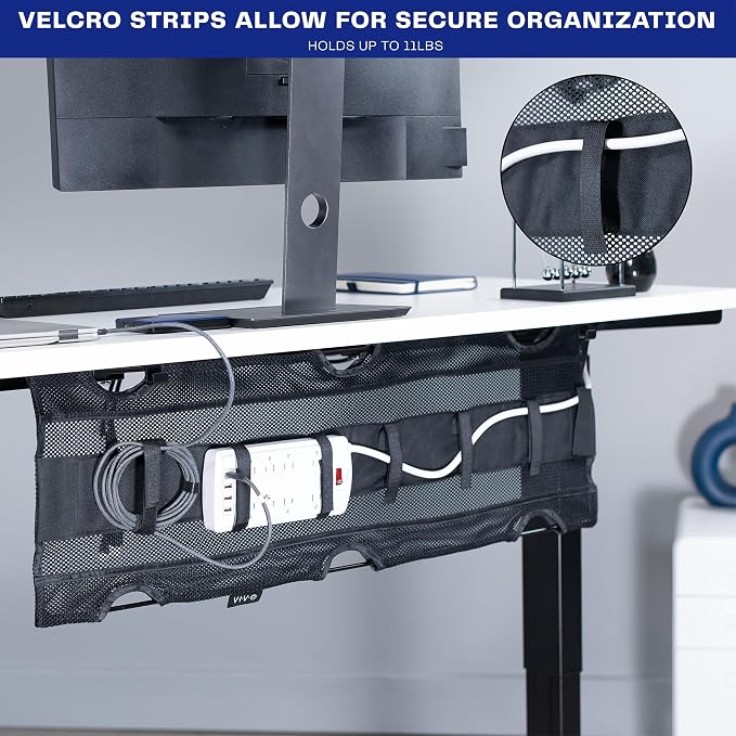 VIVO Under Desk 36 inch Mesh Net Cable Management - Image 4