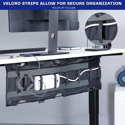 VIVO Under Desk 36 inch Mesh Net Cable Management - Image 4