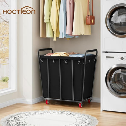 Hoctieon Large Laundry Cart - Image 2