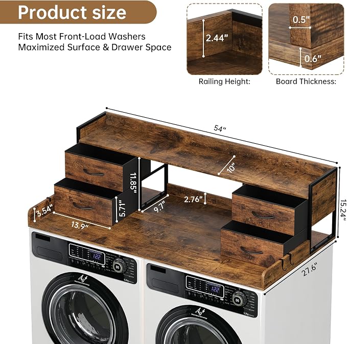 4 Drawers Washer Dryer Countertop - Image 5