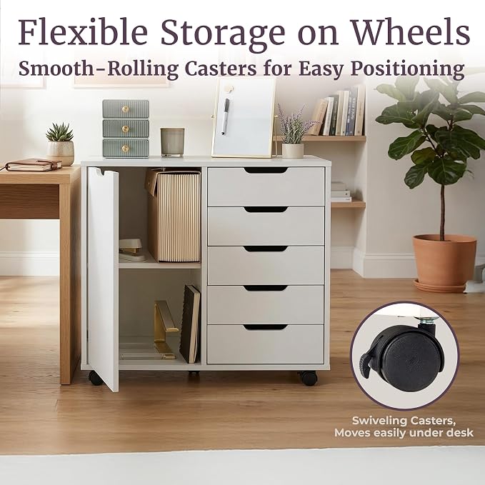 5 Drawer Office Storage Cabinet - Image 7