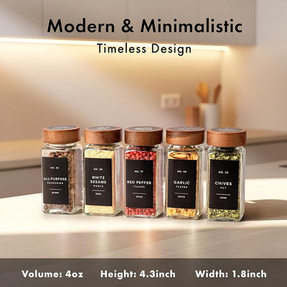 EDELHAUS® Square Spice Jars - Image 2