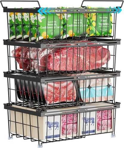 iSPECLE Freezer Organizer Bins by iSPECLE