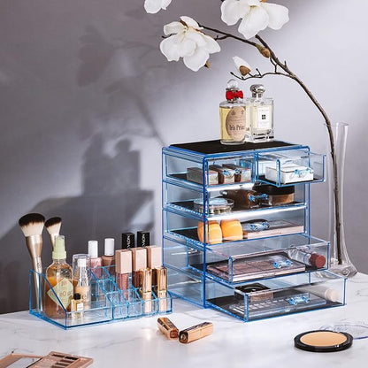 Sorbus Clear Cosmetic Makeup Organizer - Image 3