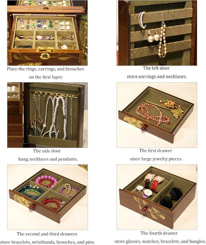 Wooden jewelry case Jewelry Box - Image 3