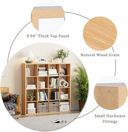 VDNEND Cube Storage Organizer Bookcase, Decorative 11 inch Open Back Cubical - Image 5