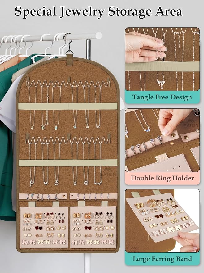 MATEIN Over the Door Jewelry Organizer - Image 5