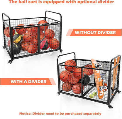 heodmaem Ball Cart Storage for Garage Compatible - Image 2
