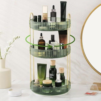 Rotating Makeup Organizer for Vanity, Perfume Skin Care Organizers Large - Image 2