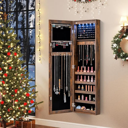 Giantex Wall or Door Mounted Jewelry Cabinet - Image 2