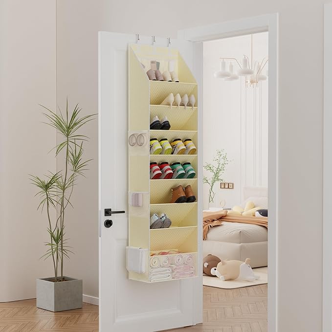 Criusia Shoe Storage, Over the Door Shoe Organizer, Hanging Closet Shoe Storage - Image 8