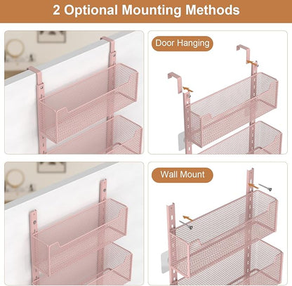 VyGrow Over The Door Organizer, Metal Door Organizer Hanging - Image 4