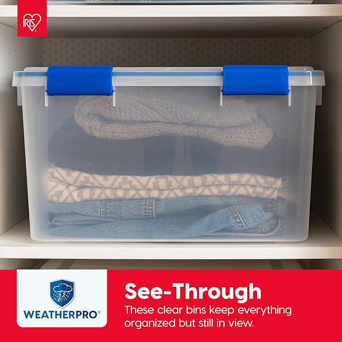 IRIS USA 3-Pack 16 Qt Storage Bins - Image 5