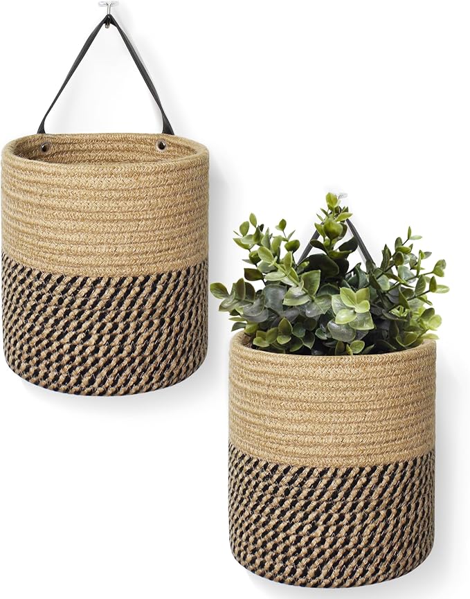 2 Pack Wall Basket, Small Hanging Baskets by MEGASKET