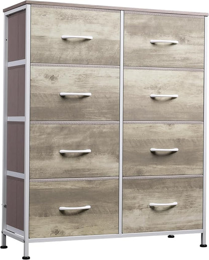 WLIVE Fabric Dresser for Bedroom, Tall Dresser by WLIVE