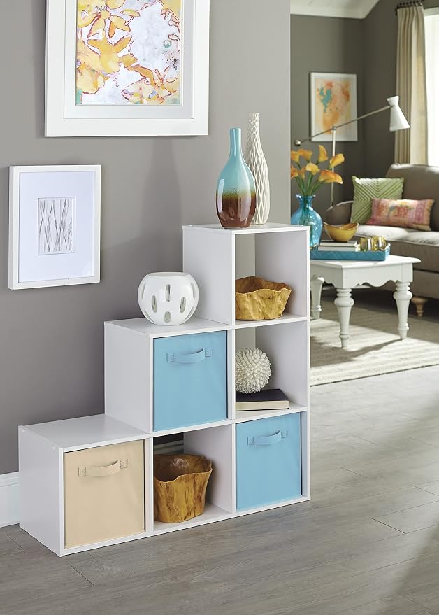 ClosetMaid Cubeicals 3-2-1 Cube Storage Shelf Organizer Bookshelf, 3 Tier - Image 2