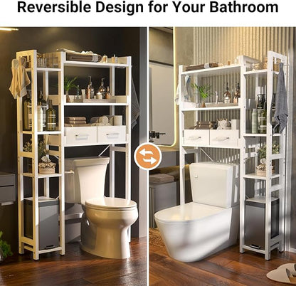 Over The Toilet Storage with 2 Drawers - Image 5