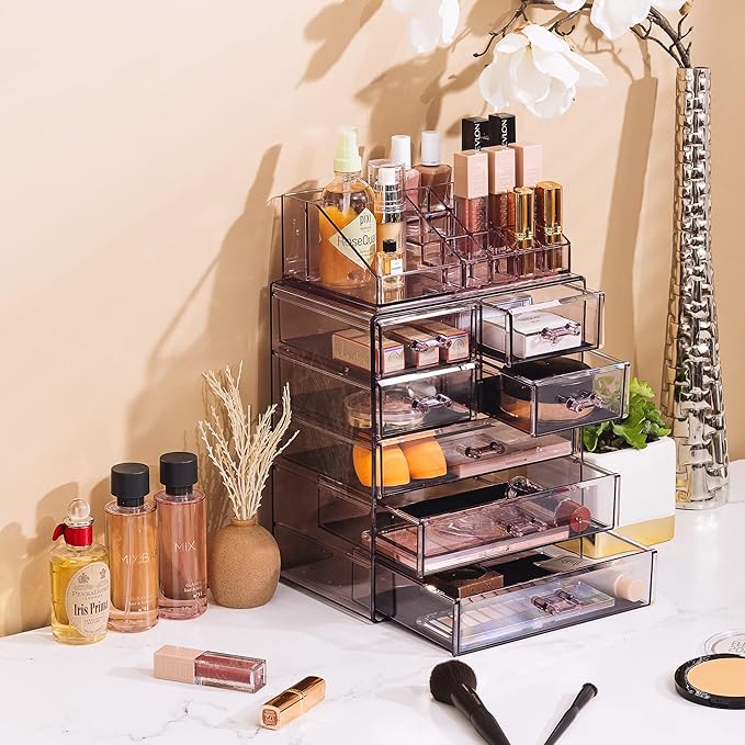 Sorbus Clear Cosmetic Makeup Organizer - Image 5