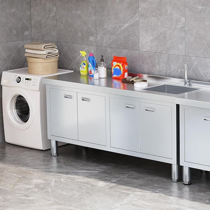 WWK 59" x 21" Stainless Steel Sink - Image 3