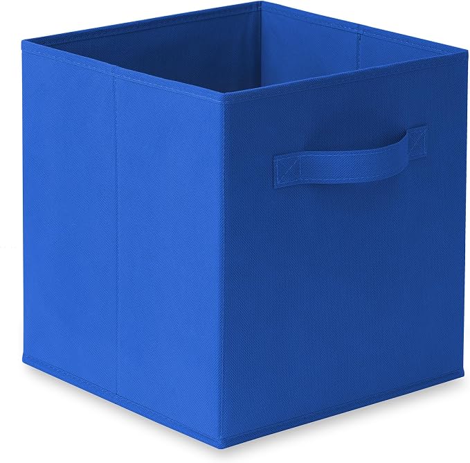 Casafield Set of 6 Collapsible Fabric Cube Storage Bins, Royal Blue - Image 2