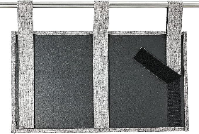 Linen Bedside Caddy, Bedside Storage Organizer - Image 4