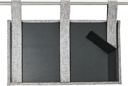 Linen Bedside Caddy, Bedside Storage Organizer - Image 4