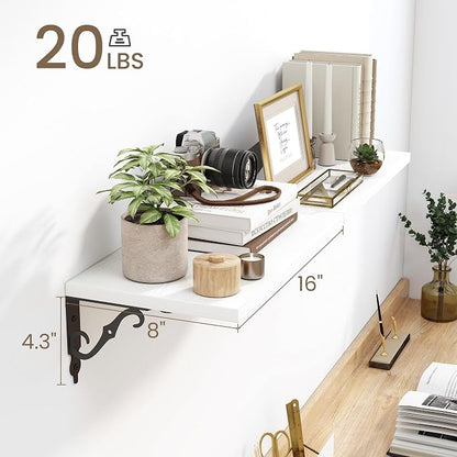 16 Inch Deep Floating Shelves for Wall, 8 Inch Deep Floating Shelf - Image 3