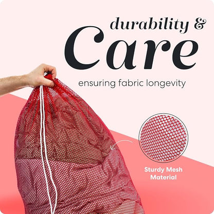 Handy Laundry Mesh XL Laundry Bags 2-Pack, 24 x 36 Inch Heavy Duty, Durable - Image 4
