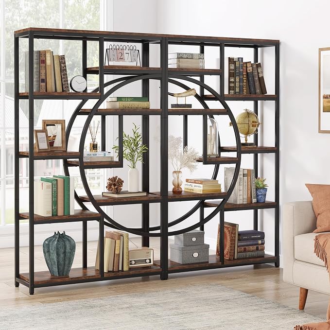 Tribesigns Industrial Bookshelf Bookcase - Image 4