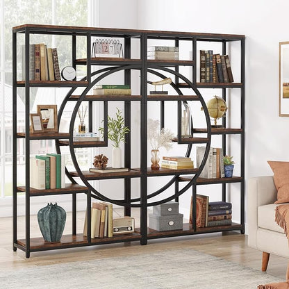 Tribesigns Industrial Bookshelf Bookcase - Image 4
