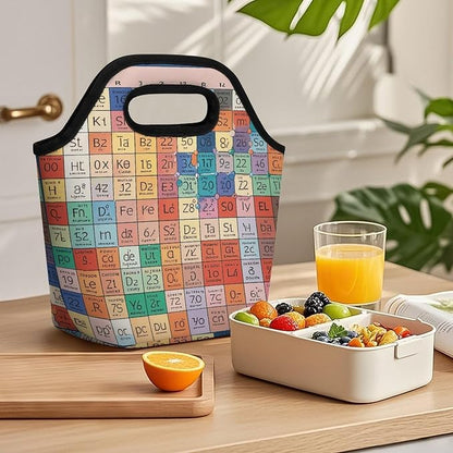 Periodic Table of Elements Lunch Bag Cooler Bag Tote Bags | Reusable Portable - Image 8