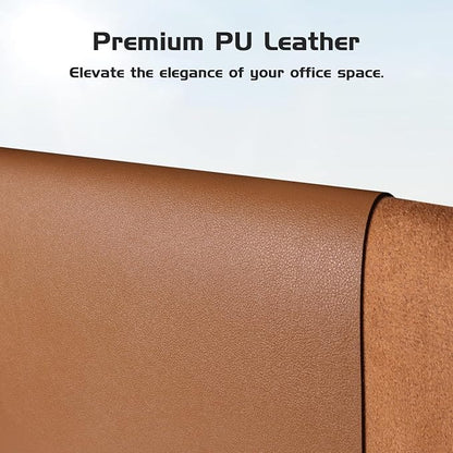 Aothia Leather Desk Pad Protector, Office Desk Mat, Large Mouse Pad, Laptop - Image 2
