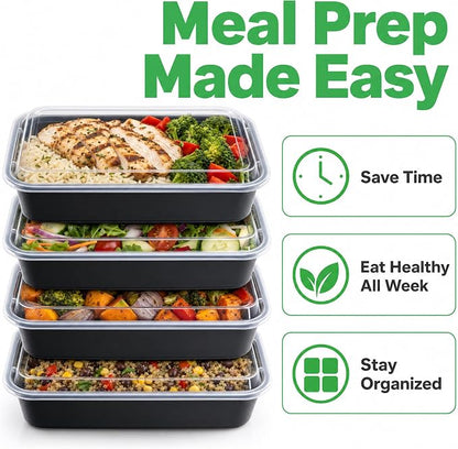 Green Direct 12 oz Food Storage Containers - Image 2