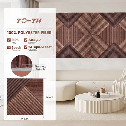 TO-TH Acoustic Panels for Wall and Ceiling - Image 2