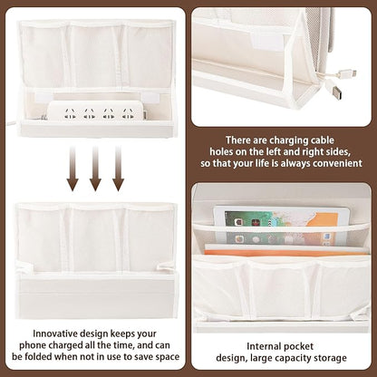 Bedside Caddy Bedside Storage Organizer Bedside Organizer - Image 6