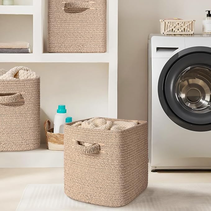 11 Inch Storage Cubes, 3 Pack Cube Storage Bins - Image 7