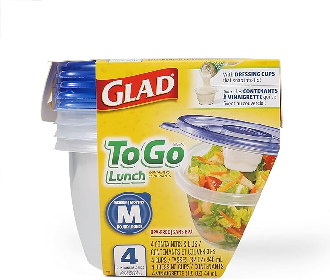 Glad GladWare To Go Lunch Food Storage Containers - Image 2