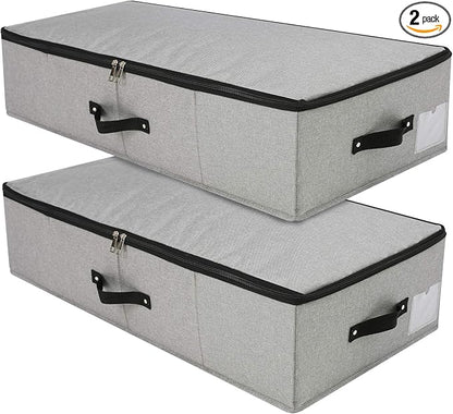 Omygarden 2PCS Foldable Under Bed Storage Container by Omygarden