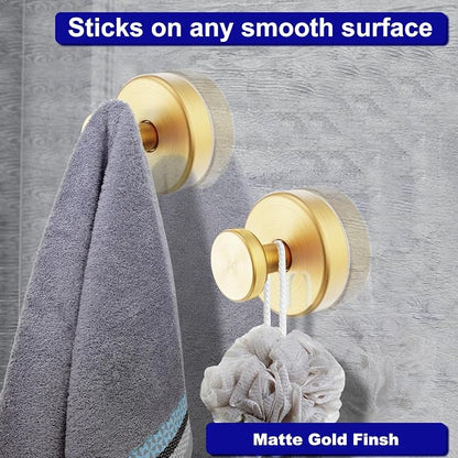 Bntuk Suction Cup Hooks for Shower, Removable Towel Hooks for Bathroom Window - Image 6