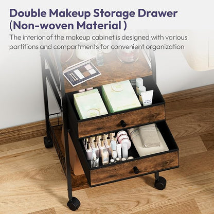 SWTYMIKI Rolling Makeup Organizer Cart - Image 5