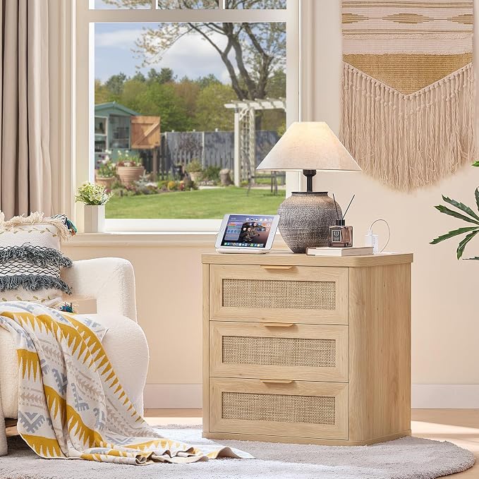 LEYAOYAO Rattan Night Stand - Image 6