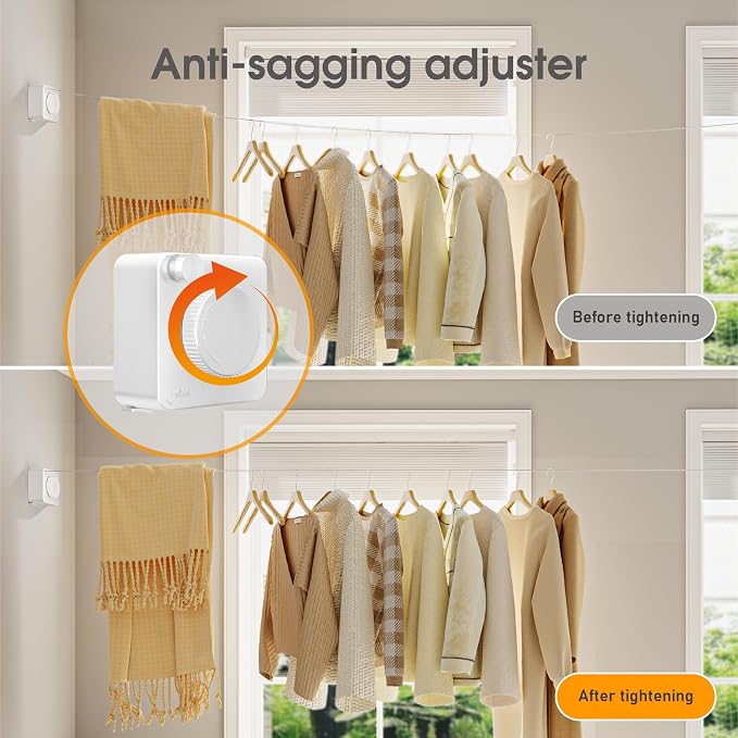 Retractable Heavy Duty Clothesline - Image 3