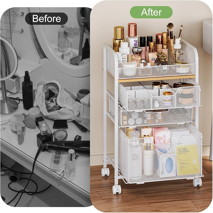 Hongtamoya Makeup Organizer Cart - Image 5