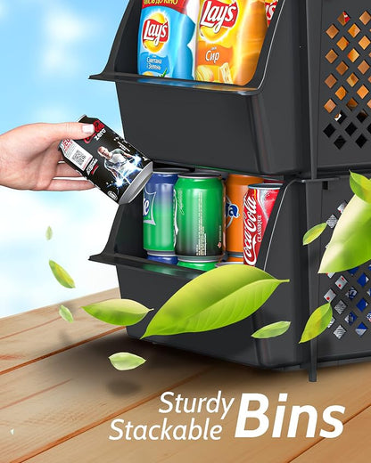 TidyFriend Stackable Storage Bins - Image 6