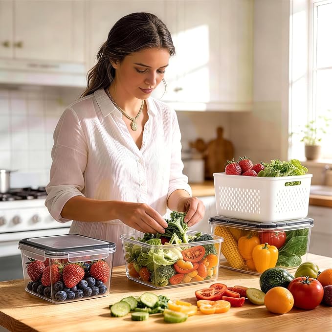 HOMETALL 5 Pack Fruit Storage Containers - Image 5