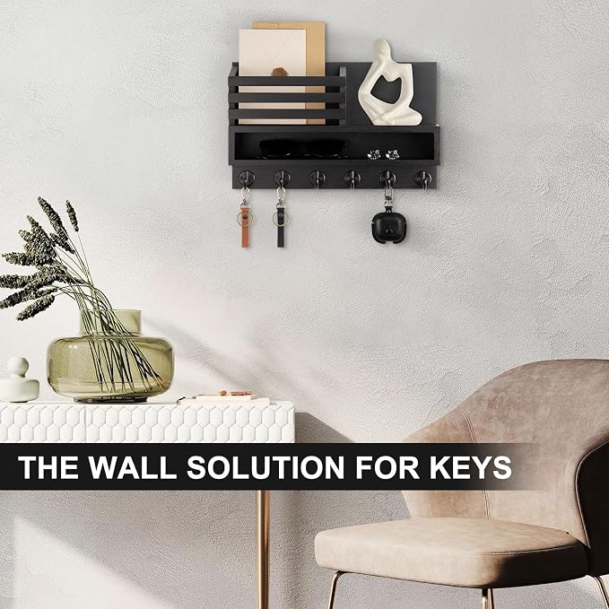 Key and Mail Holder Wall Mount, Key Hanger - Image 7