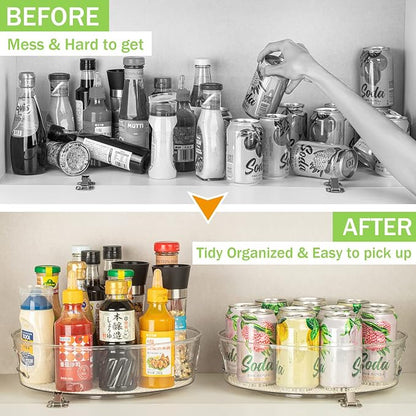 2 Pack Lazy Susan Cabinet Organizer - Image 2