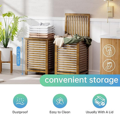 SMIBUY Double Laundry Hamper - Image 6